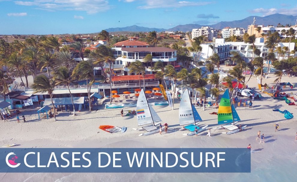 Clases de WindSurf en Margarita - Playa el Yaque